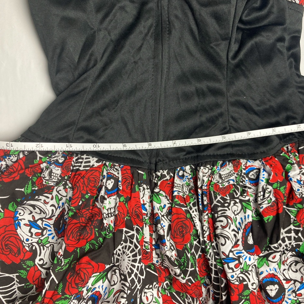 Lip Service Goth Skull Tutu Mini Dress - Picture 7 of 11